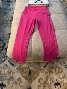 lululemon athletica Hot Pink High-Waist Leggings